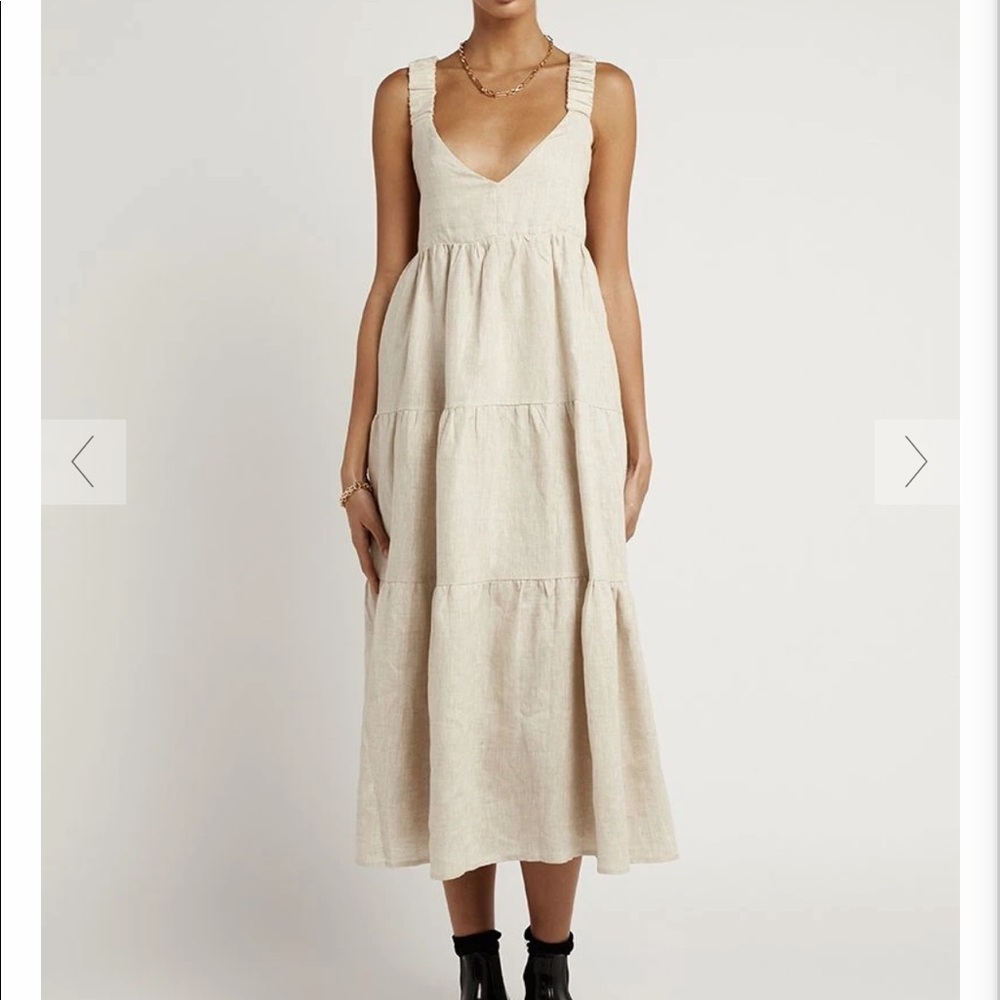 DISSH Cream Midi Dress